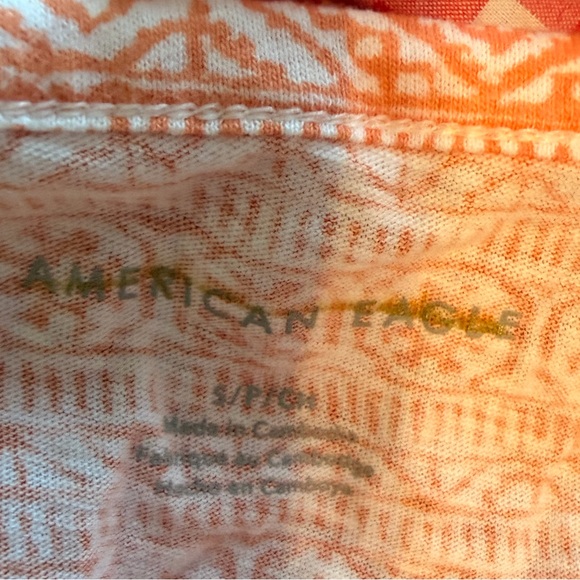 American Eagle Outfitters Peach Patterned Camisole - Picture 2 of 7